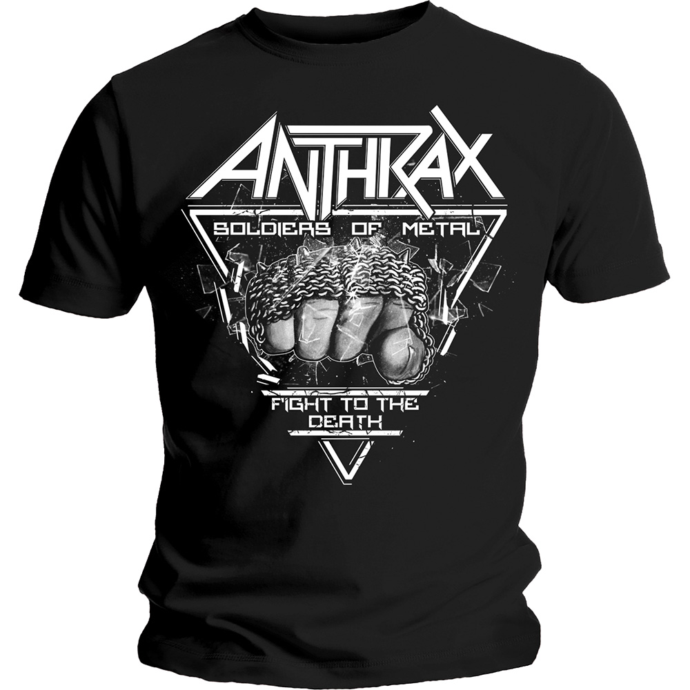 Anthrax tričko Soldier of Metal FTD Čierna S