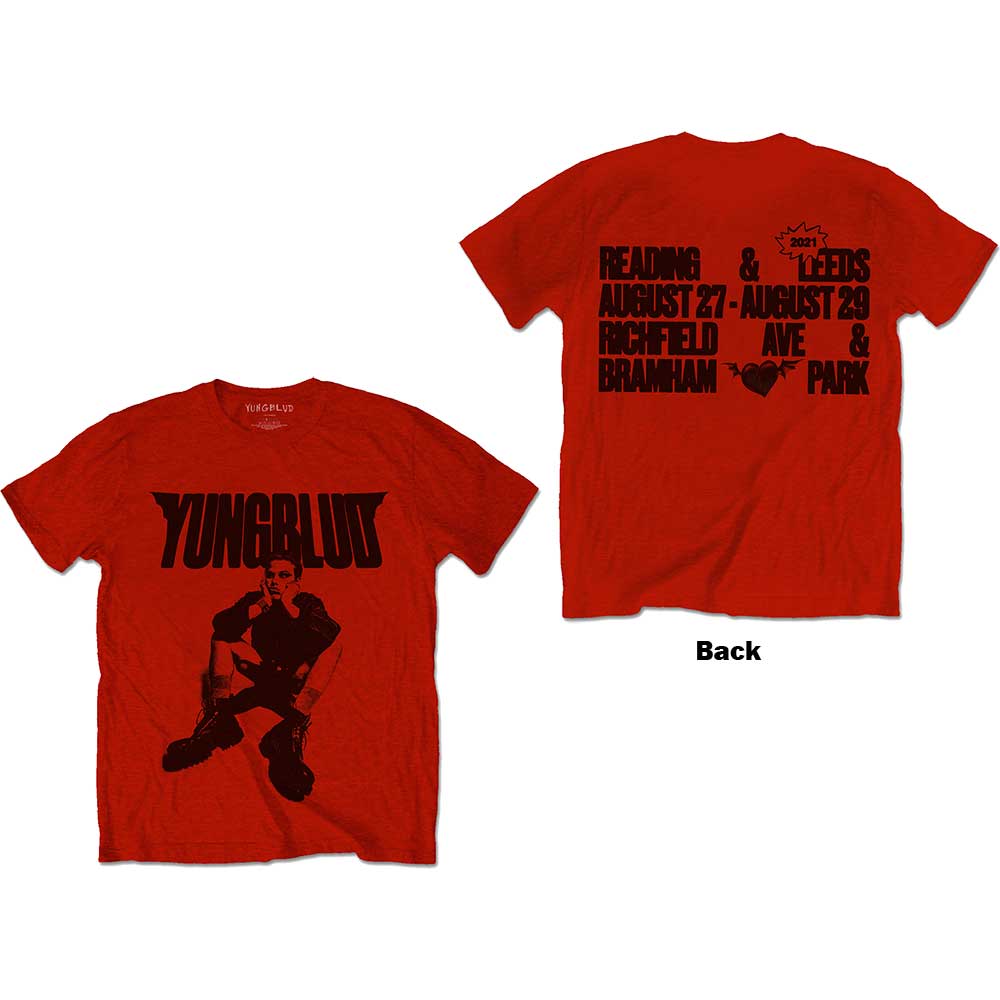 Yungblud tričko R-U-OK? Červená XL