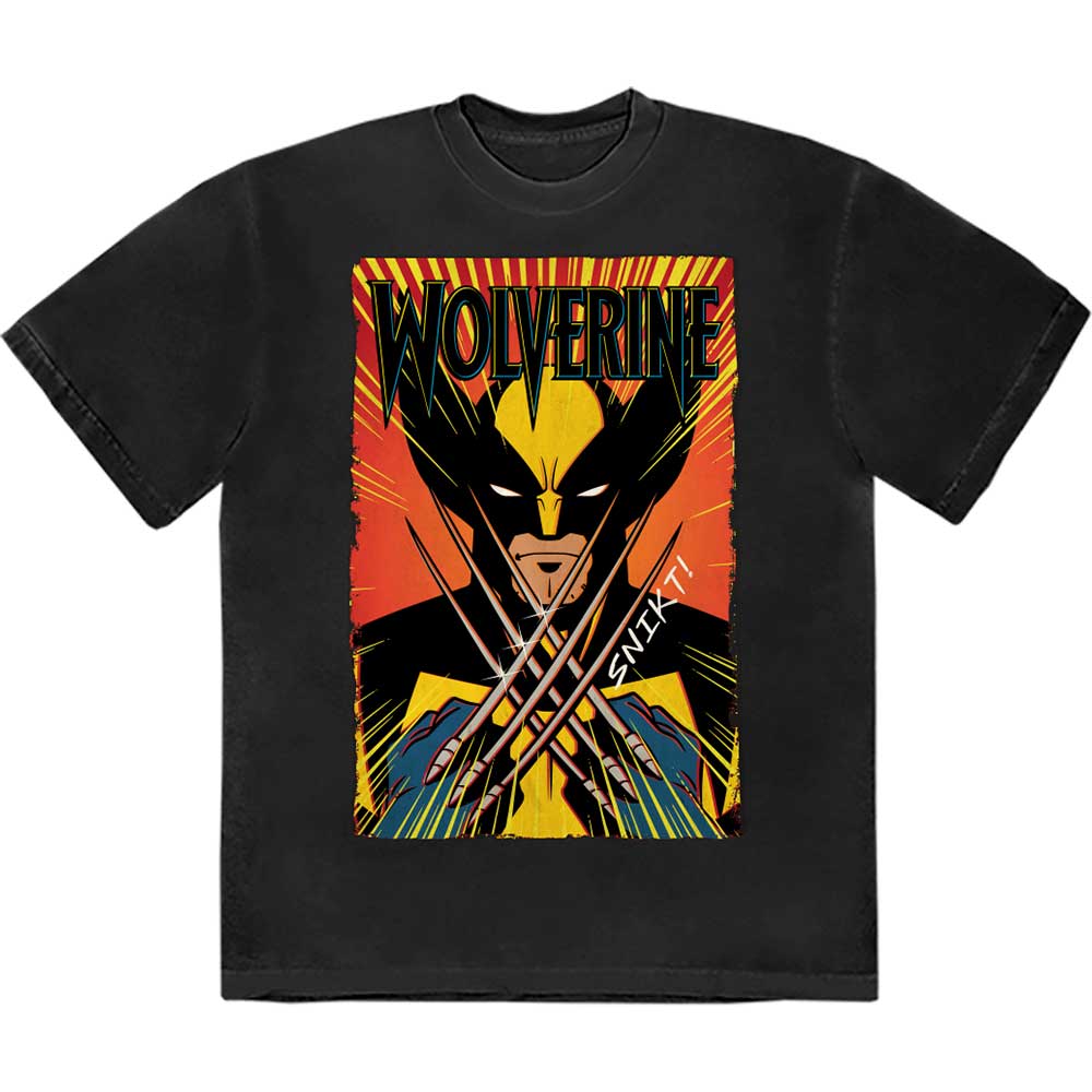 Marvel tričko Wolverine Claws Čierna XL