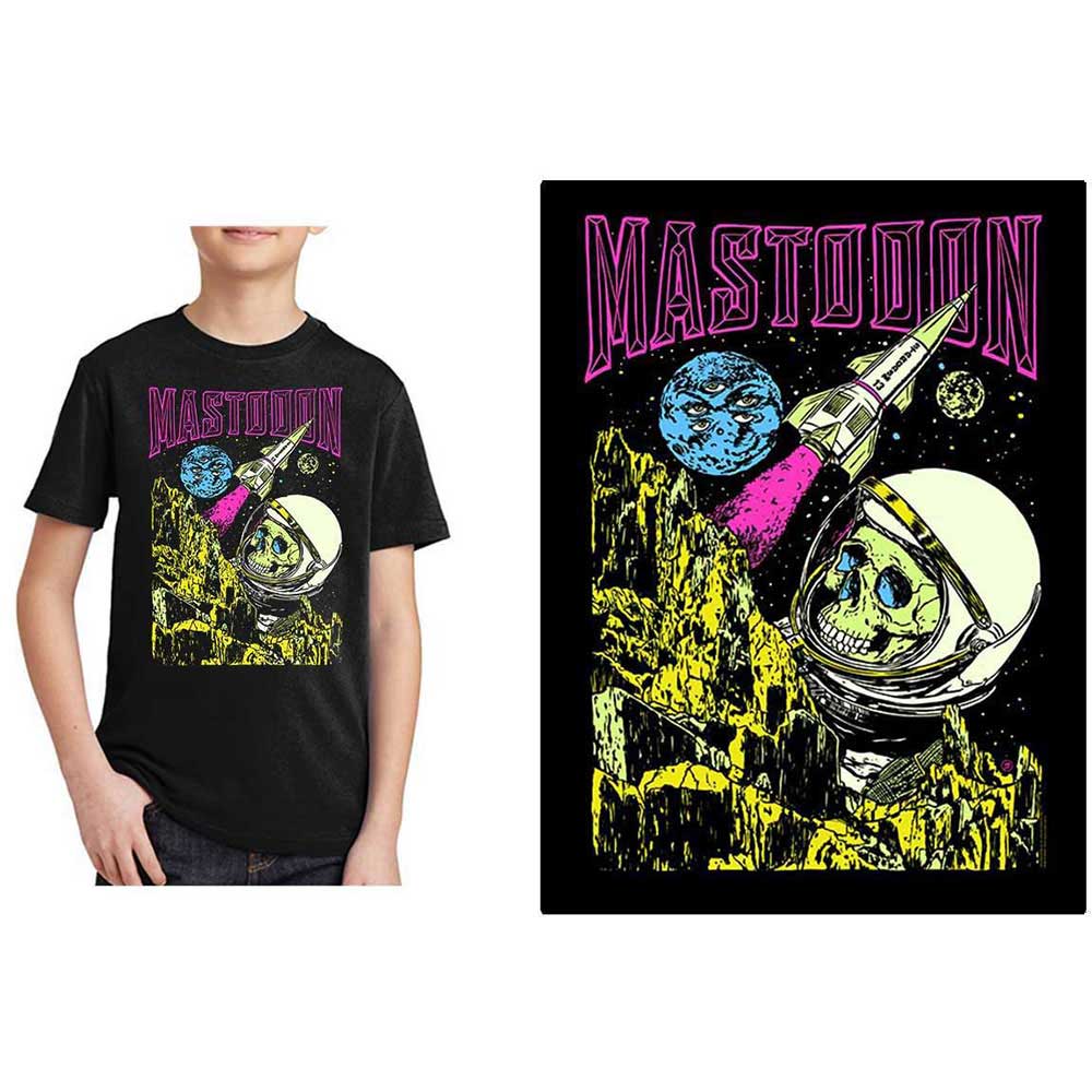 Mastodon tričko Space Colorization Čierna 9-10 rokov