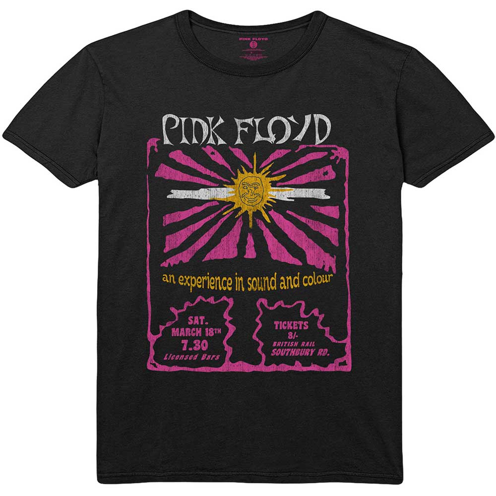 Pink Floyd tričko Sound & Colour Čierna XXL