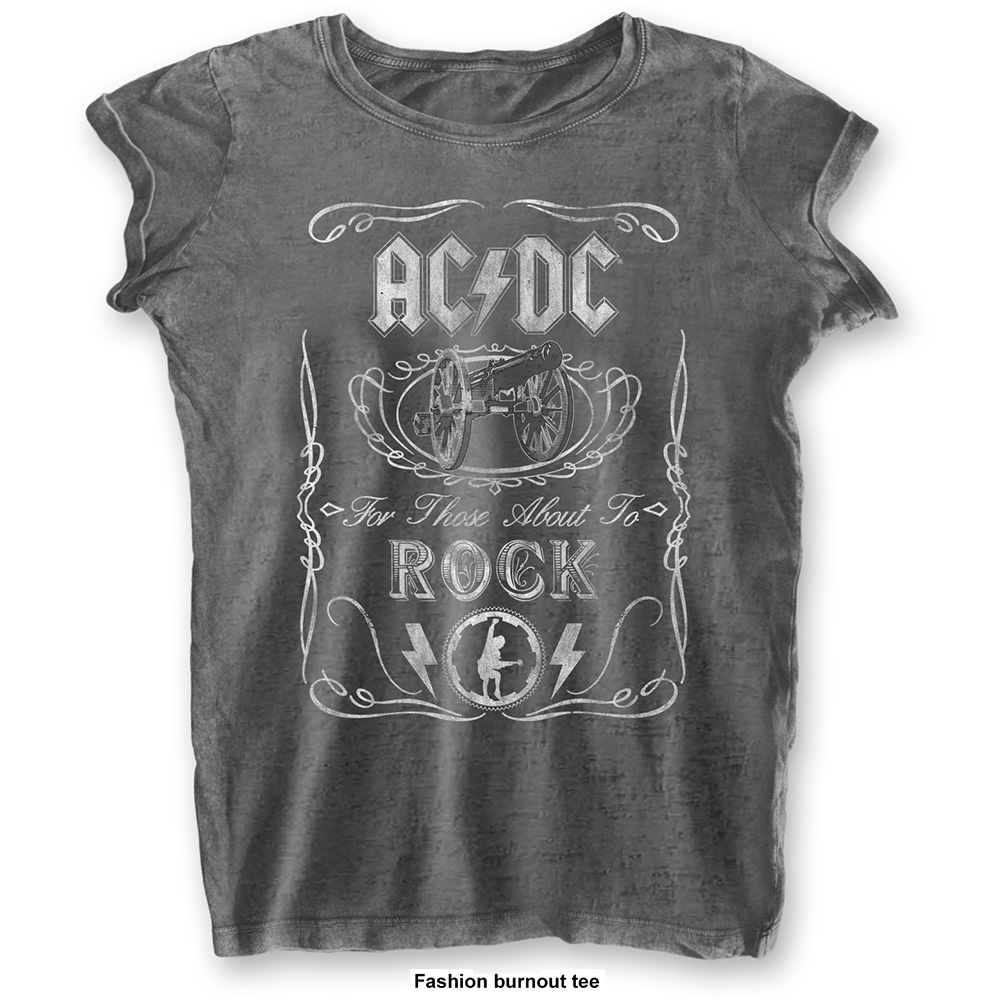 E-shop AC/DC tričko Cannon Swig Šedá S