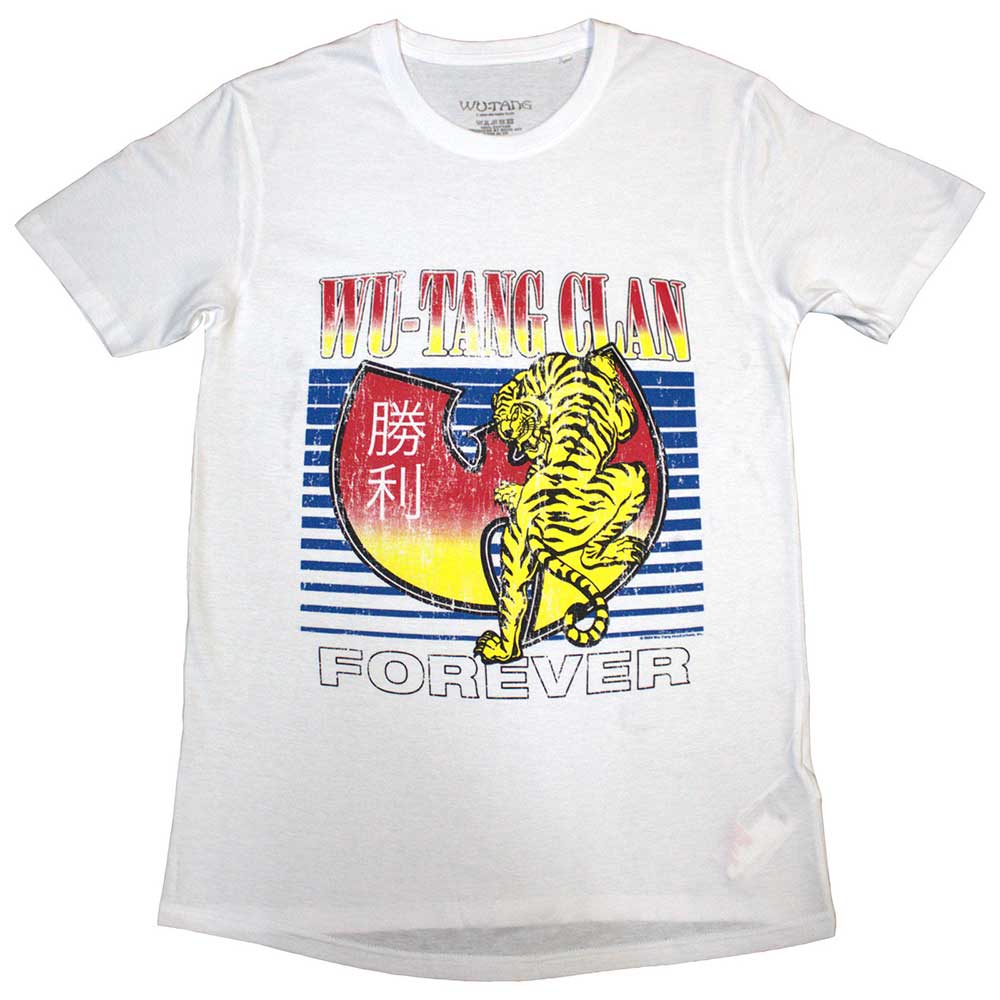 Wu-Tang Clan tričko Tiger Biela S