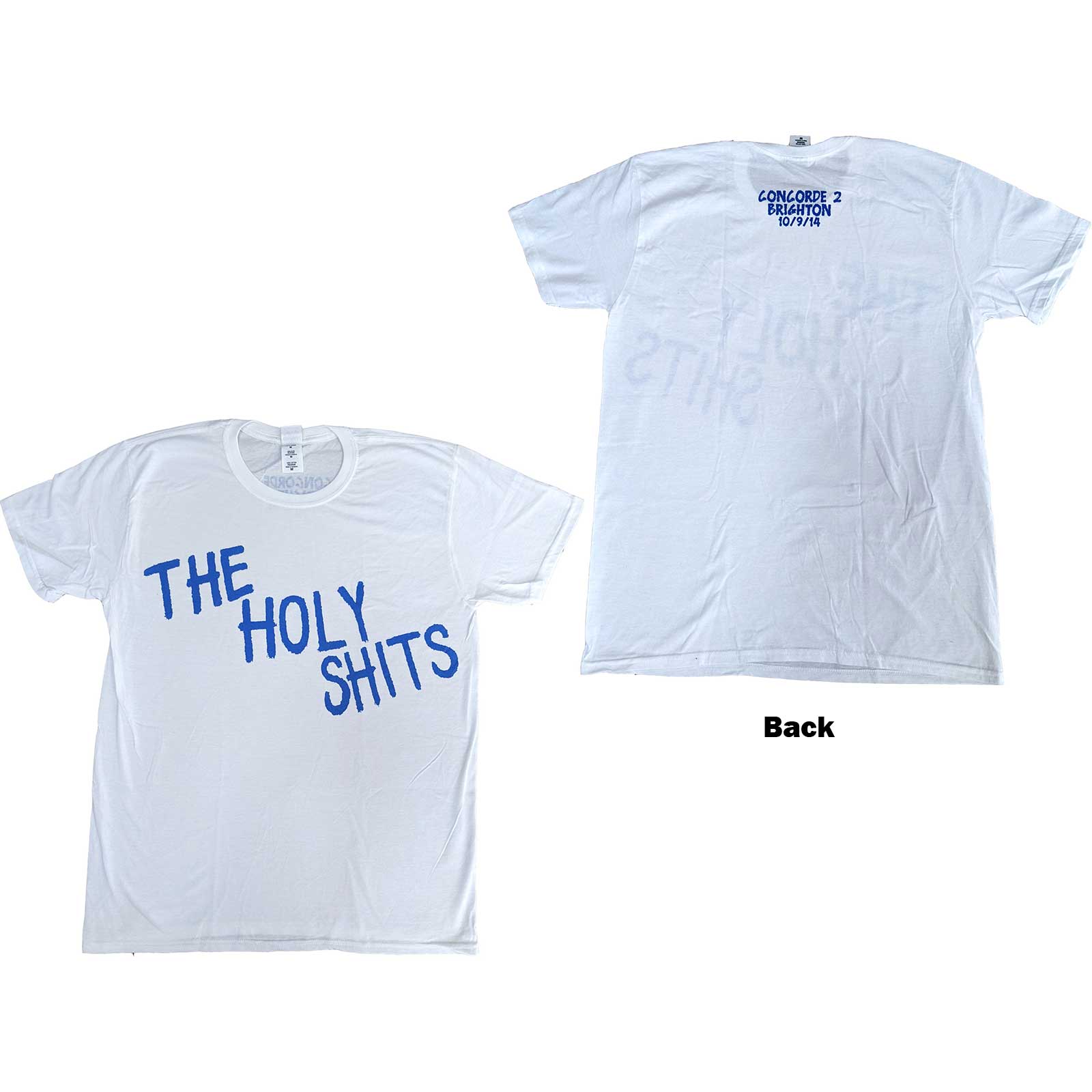 Foo Fighters tričko The Holy Shits Brighton 2014 Biela XL