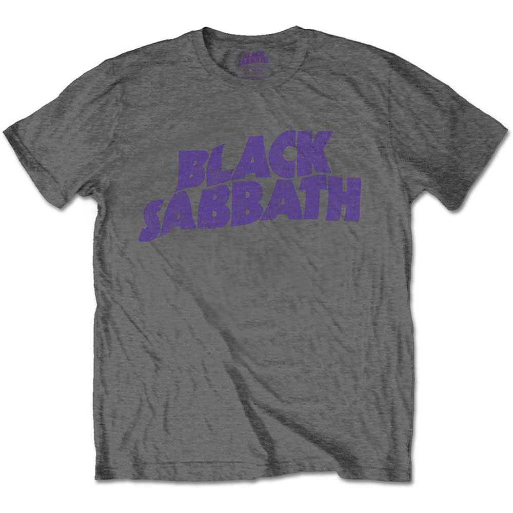 Black Sabbath tričko Wavy Logo Šedá 7-8 rokov