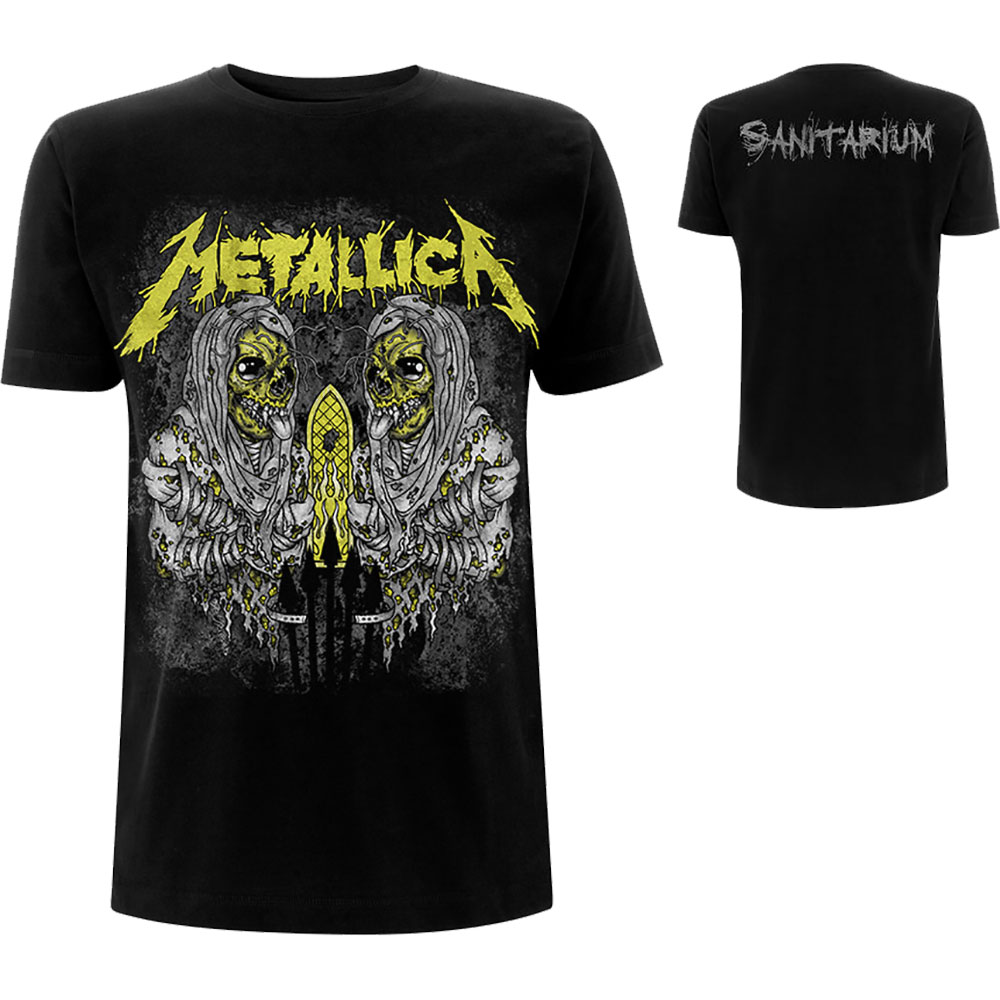 Metallica tričko Sanitarium Čierna M