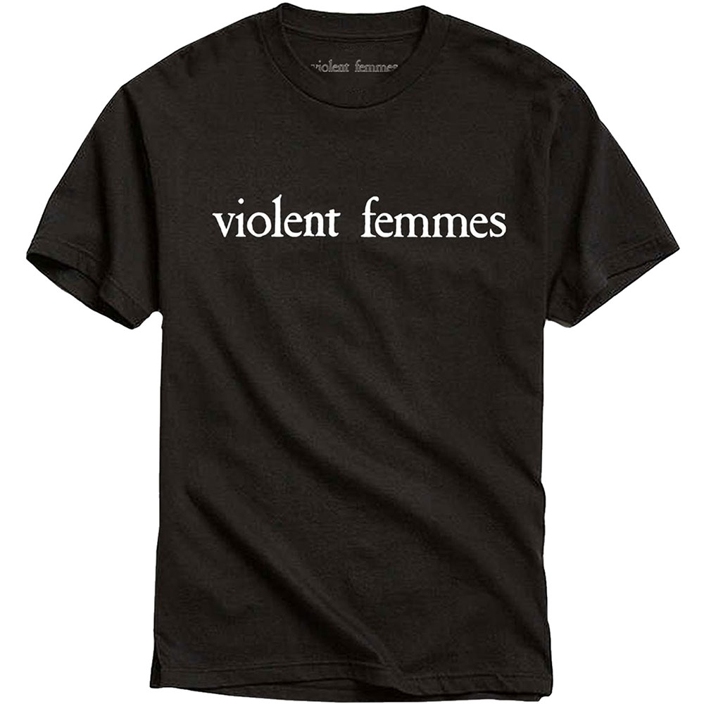 Violent Femmes tričko White Vintage Logo Čierna L