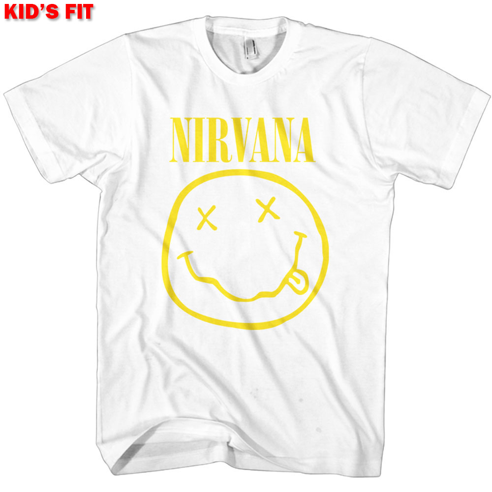 Nirvana tričko Yellow Smiley Biela 3 - 4 roky
