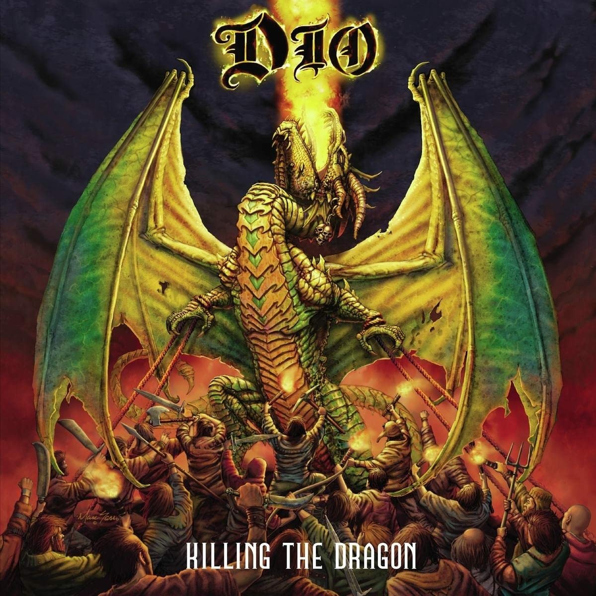KILLING THE DRAGON (LIMITED EDITION RED & ORANGE SWIRL LP)