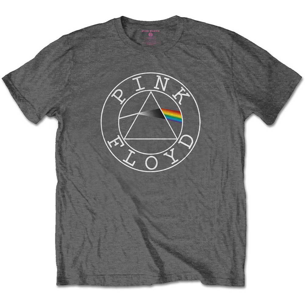 Pink Floyd tričko Circle Logo Šedá 7-8 rokov