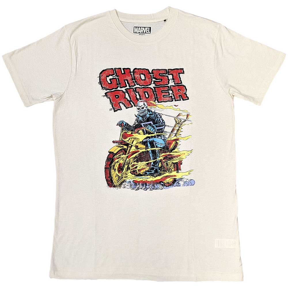 Marvel tričko Ghost Rider Bike Natural XXL