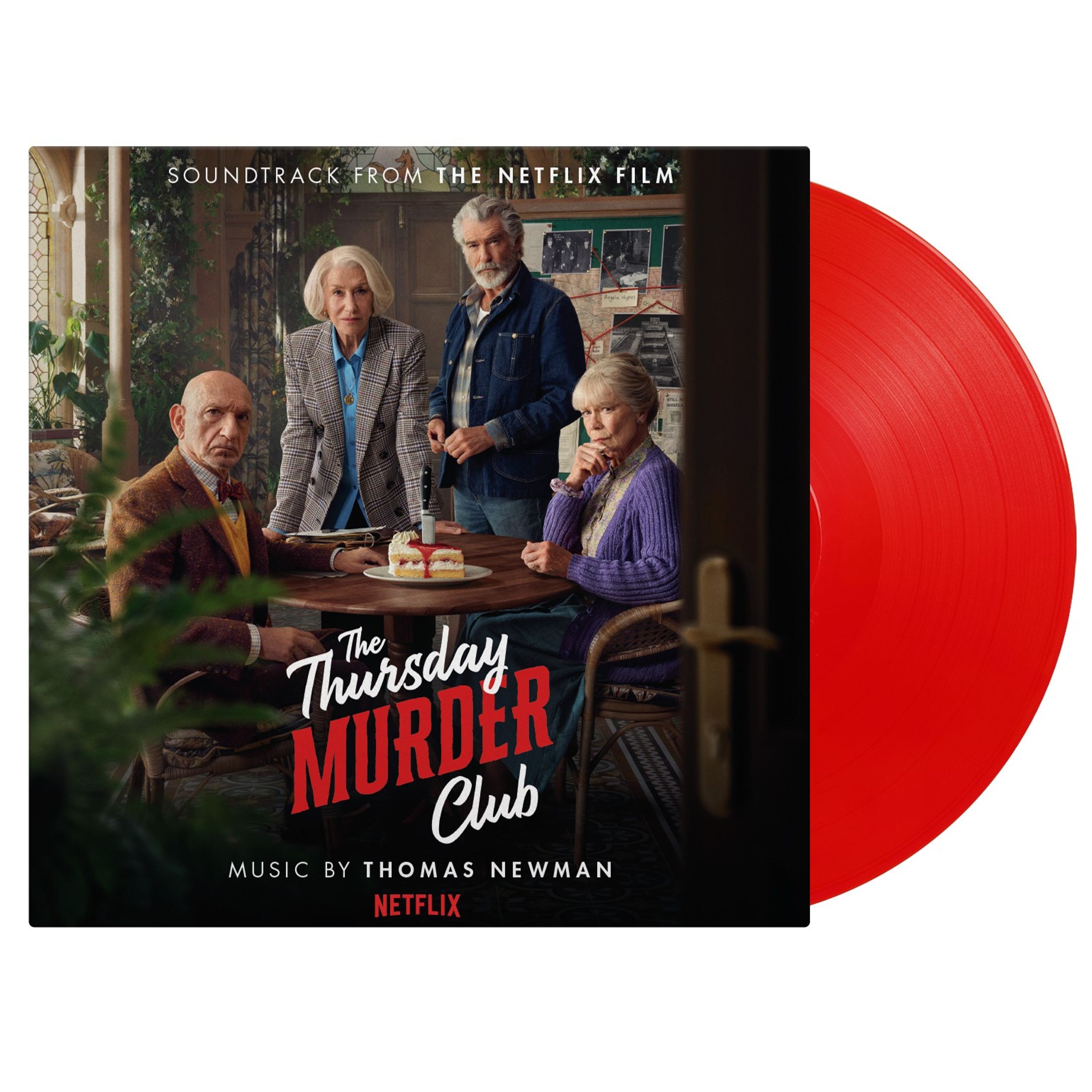 E-shop Original Soundtrack: Newman Thomas: Thursday Murder Club (Limited Coloured Red Vinyl) - Vinyl LP
