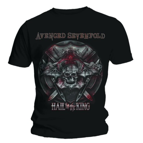 Avenged Sevenfold A7X tričko Battle Armour Čierna XL