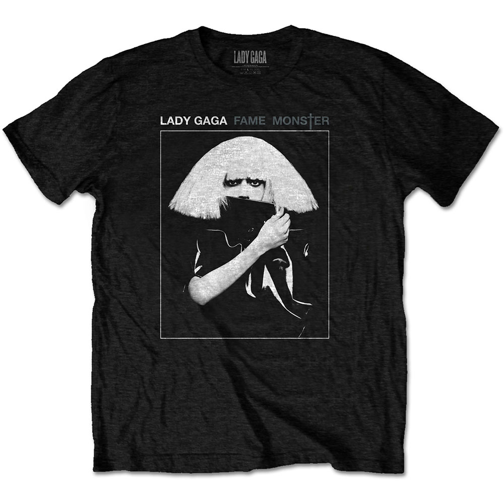 Lady Gaga tričko Fame Čierna L