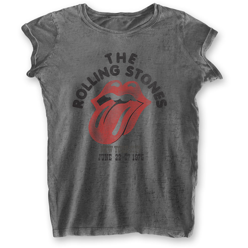 The Rolling Stones tričko New York City 75 Šedá S