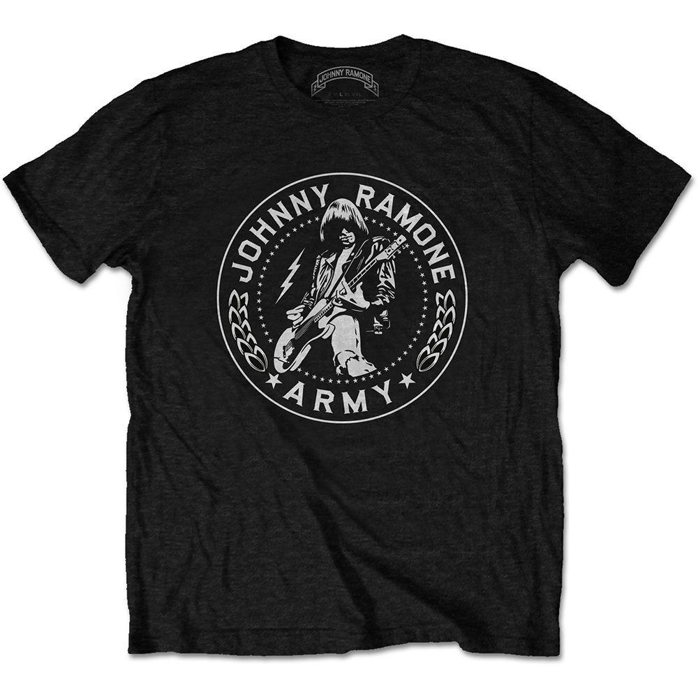 Johnny Ramone tričko Army Seal Čierna M