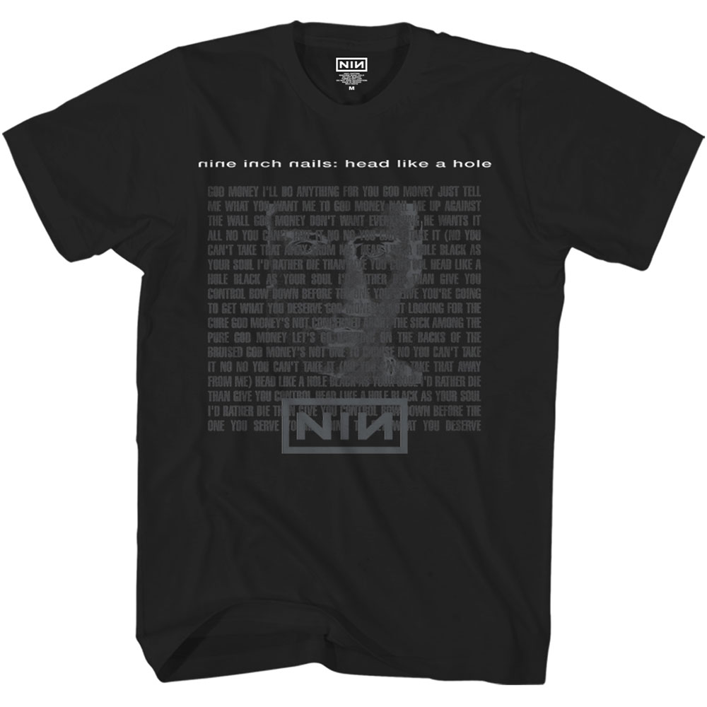 Nine Inch Nails tričko Head Like A Hole Čierna XL