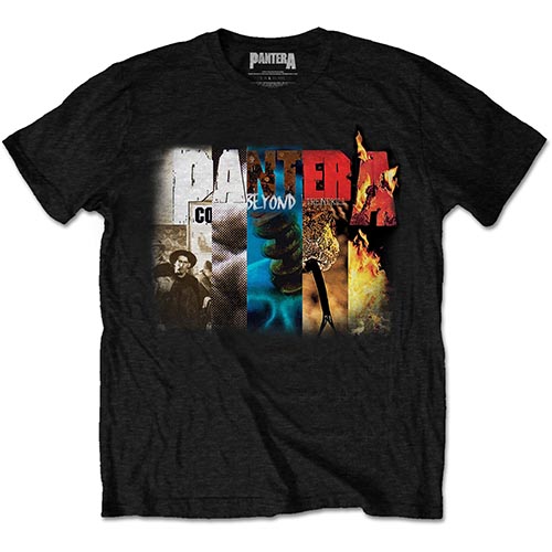 Pantera tričko Album Collage Čierna XL