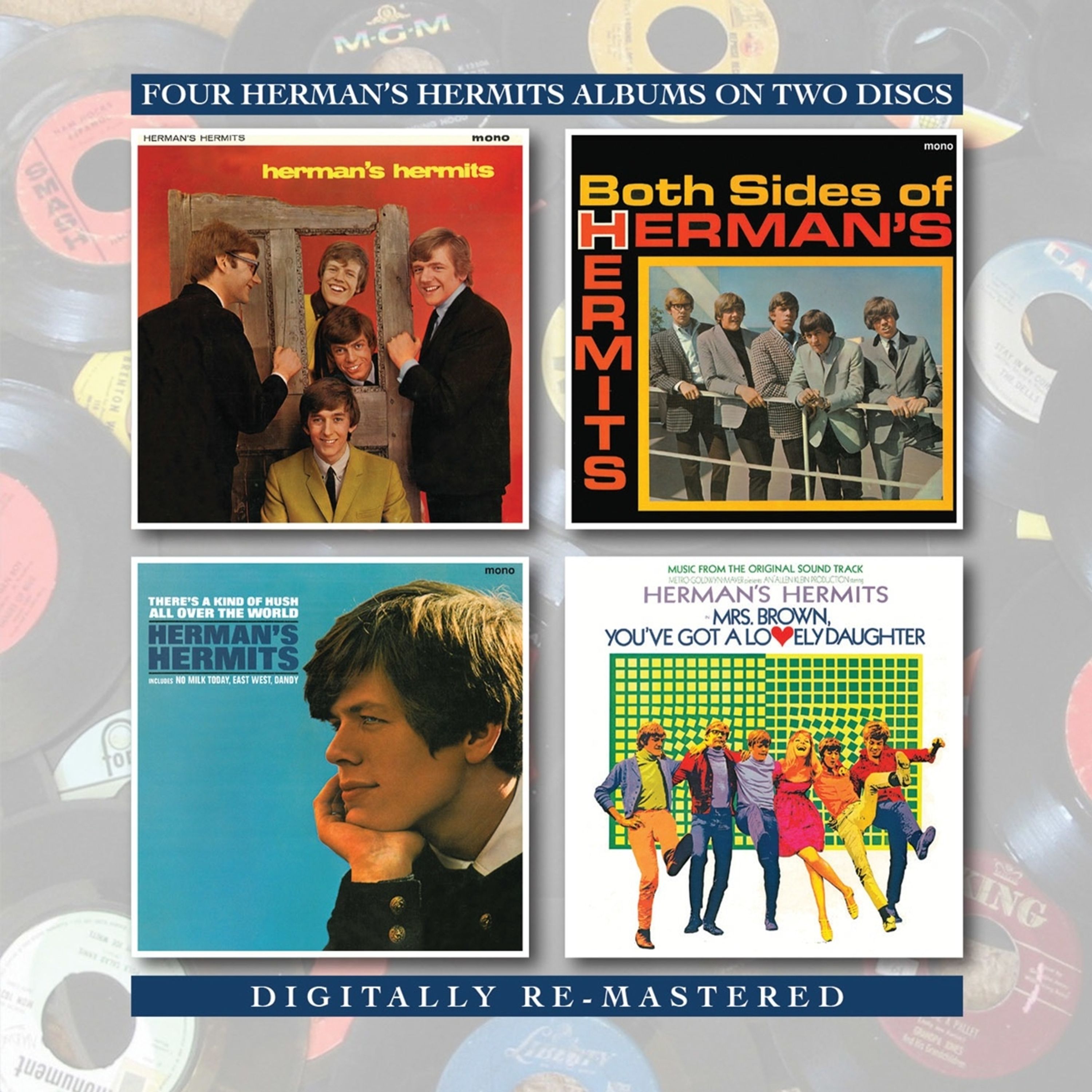 E-shop HERMAN'S HERMITS/BOTH SIDES OF/THERE'S A KIND OF HUSH /MRS BROWN YOU'VE GOT A MRS BROWN YOU'VE GOT A LOVELY DAUGHTER