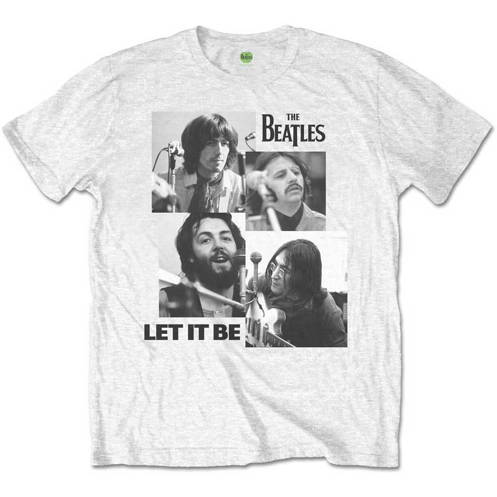 The Beatles tričko Let it Be Biela L