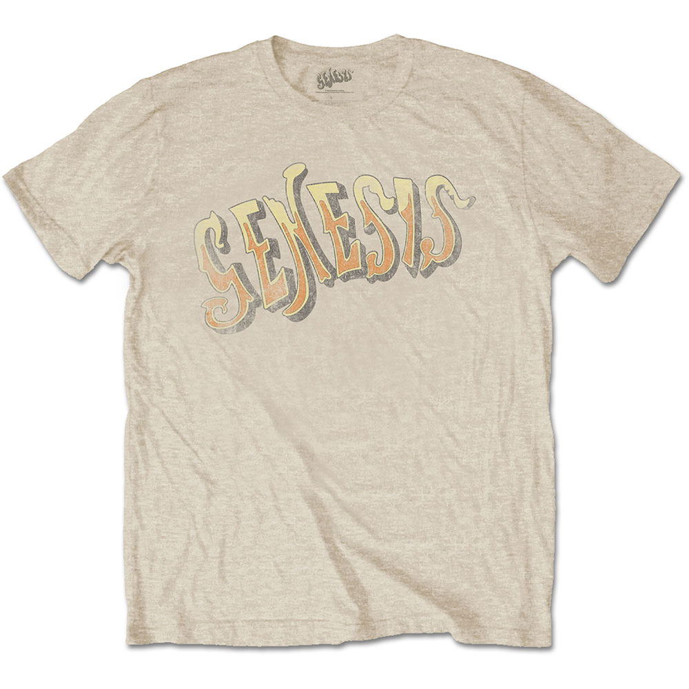 Genesis tričko Vintage Logo - Golden Natural M