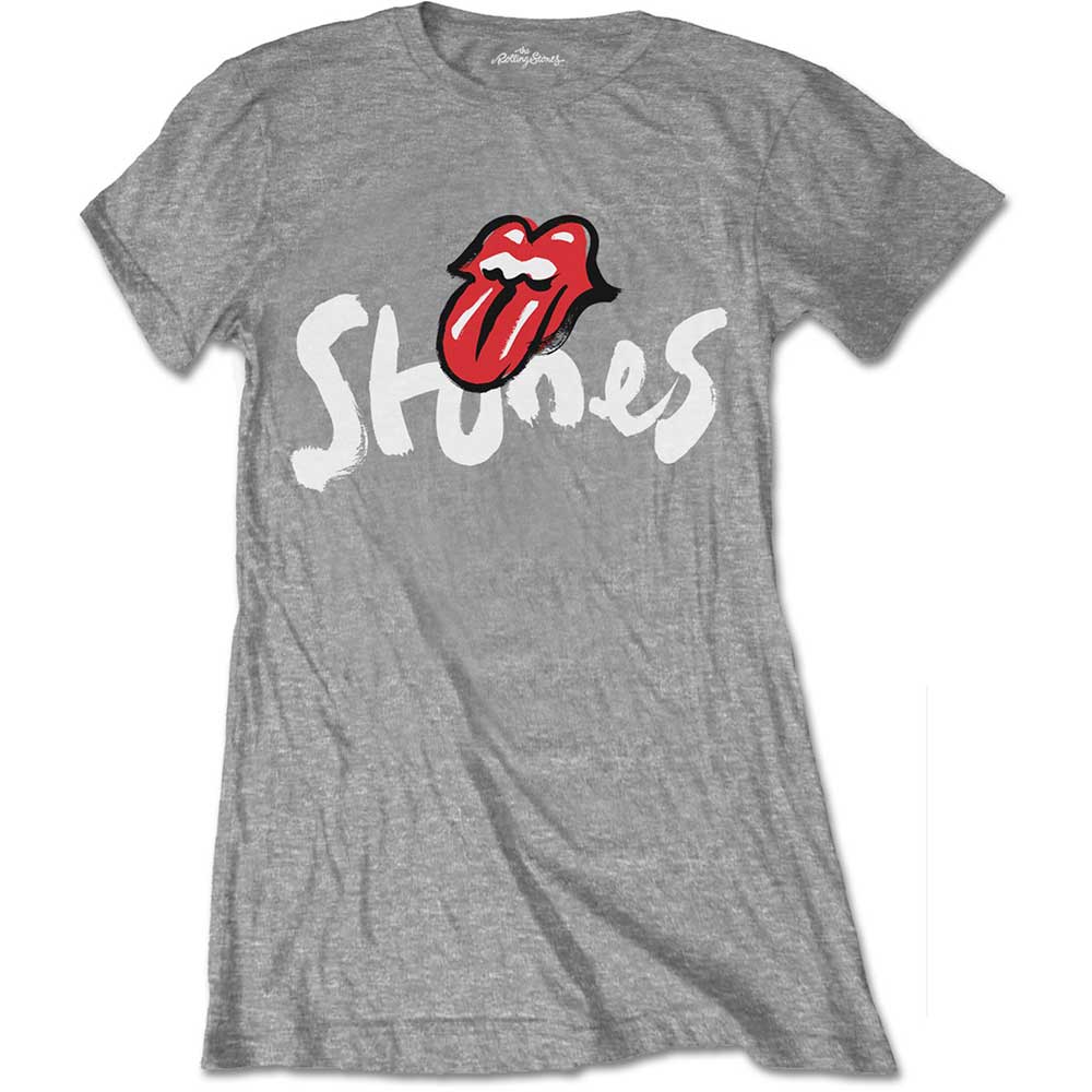 The Rolling Stones tričko No Filter Brush Strokes Šedá S
