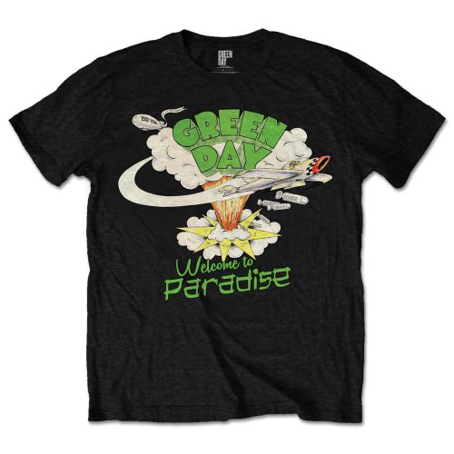 Green Day tričko Welcome to Paradise Čierna XXL