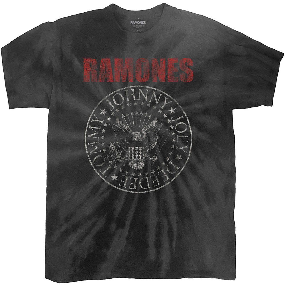 Ramones tričko Presidential Seal Čierna XL
