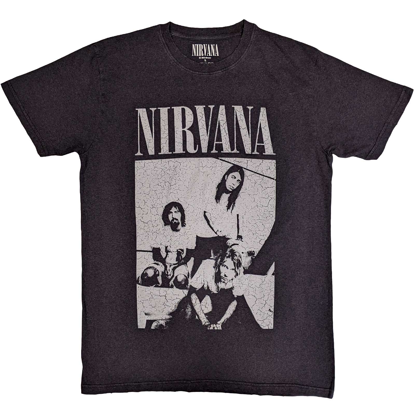 Nirvana tričko Sitting Čierna XXL