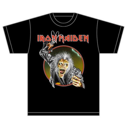 Iron Maiden tričko Eddie Hook Čierna XXL