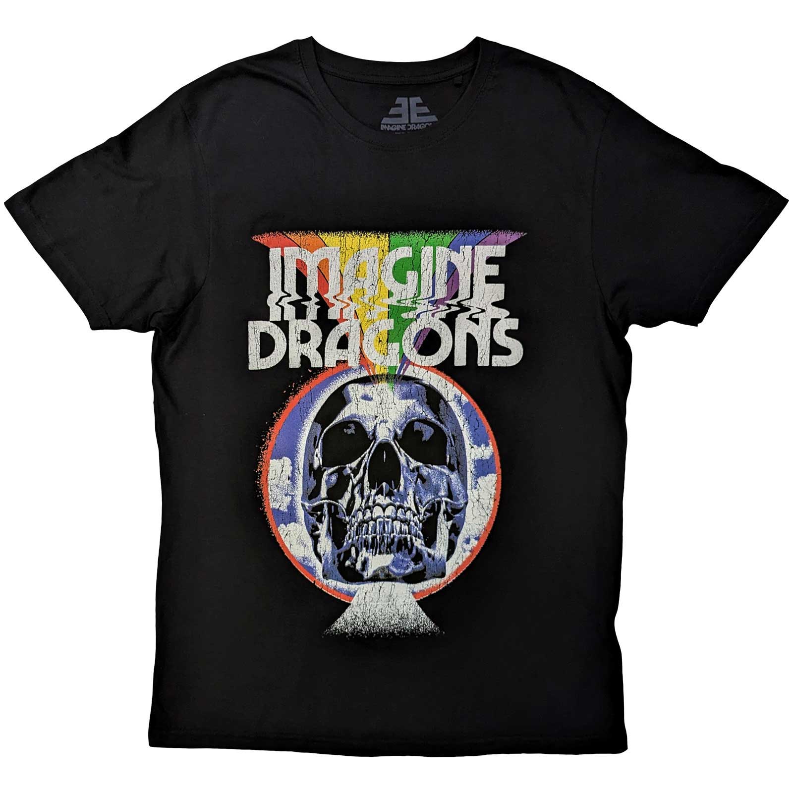 Imagine Dragons tričko Skull Čierna L