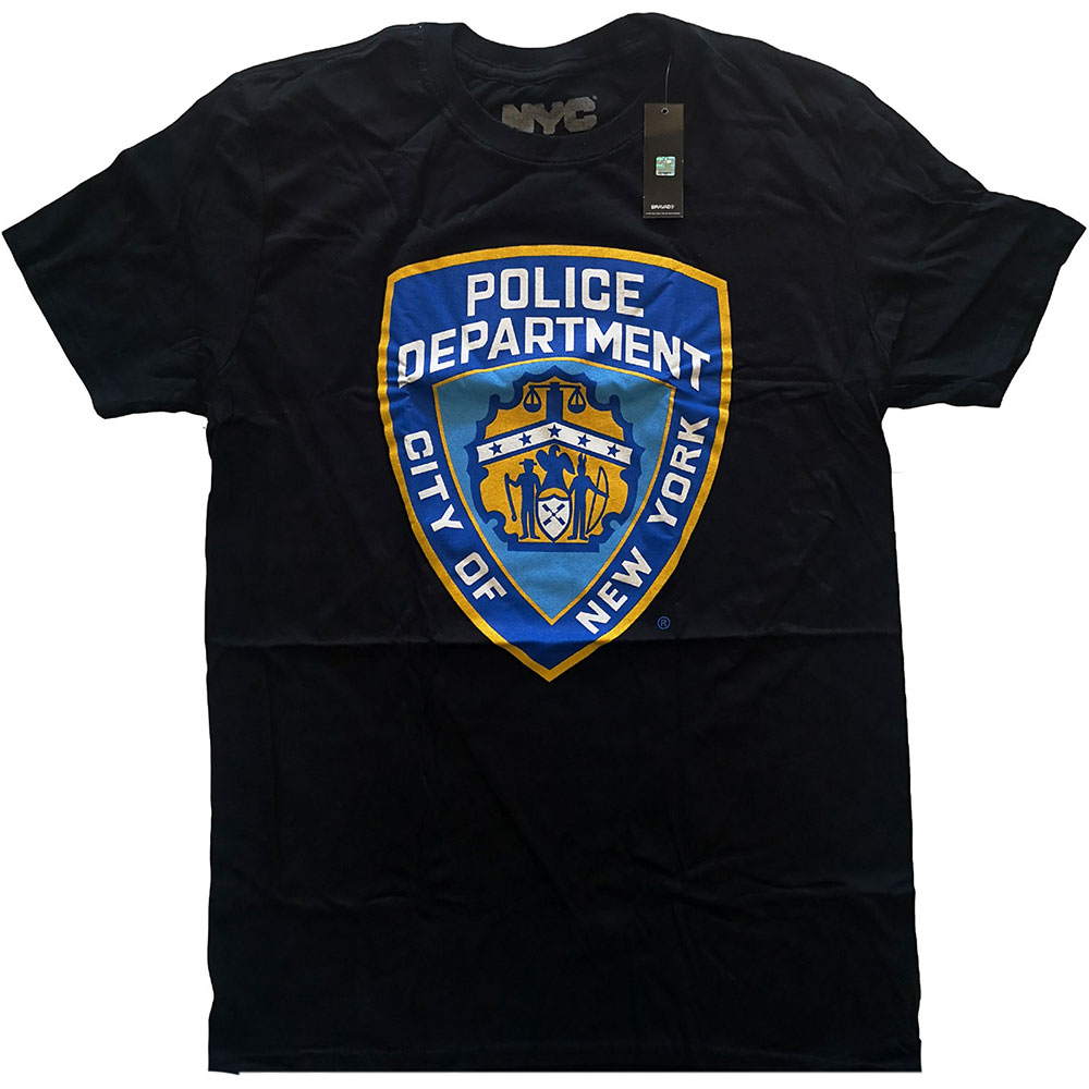 New York City tričko Police Dept. Badge Čierna XXL