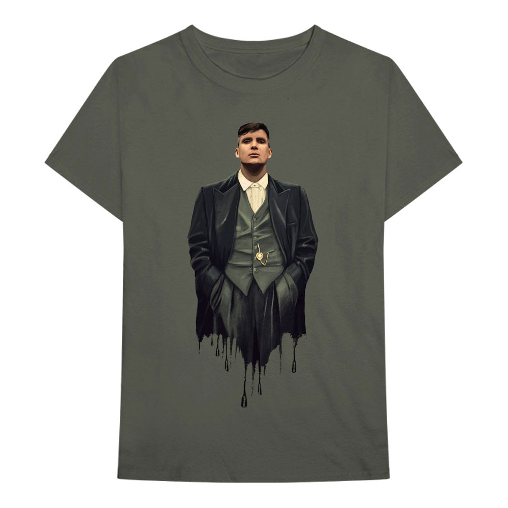 Peaky Blinders tričko Dripping Tommy Zelená L