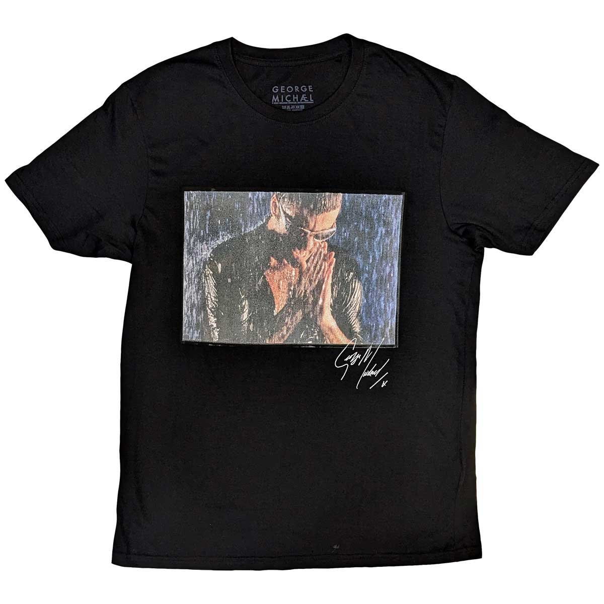 George Michael tričko Film Still Čierna L