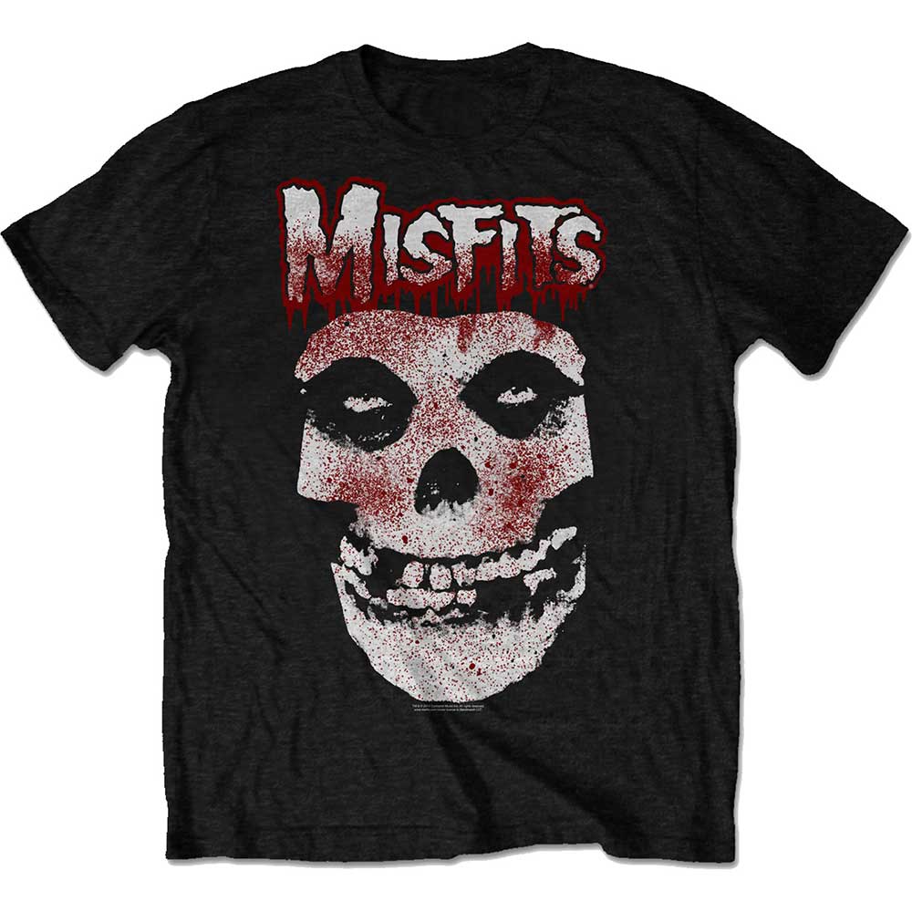 Misfits tričko Blood Drip Skull Čierna M