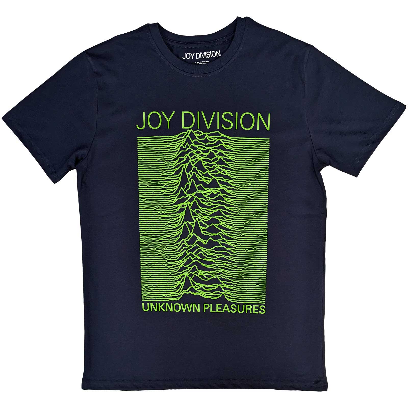 Joy Division tričko Unknown Pleasures FP Modrá S