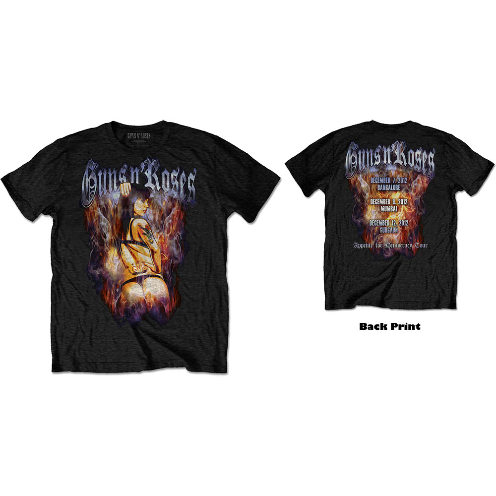 Guns N’ Roses tričko Torso Čierna L