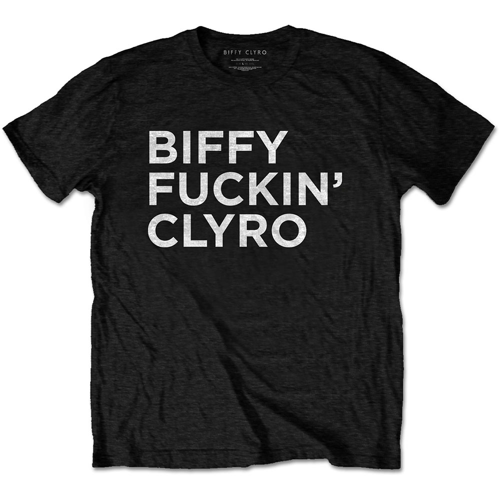 Biffy Clyro tričko Biffy Fucking Clyro Čierna L