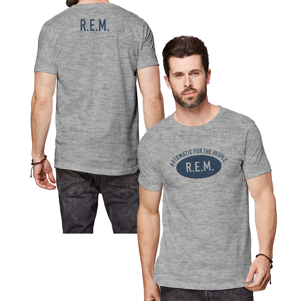 R.E.M. tričko Automatic Šedá M