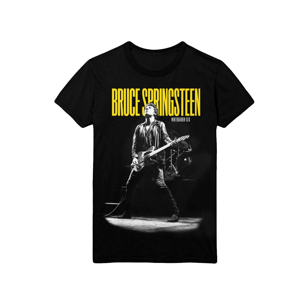 Bruce Springsteen tričko Winterland Ballroom Guitar Čierna XXL