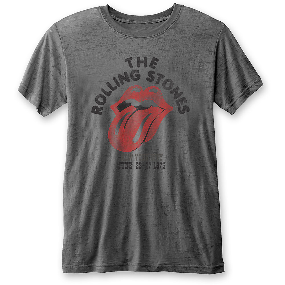 The Rolling Stones tričko New York City 75 Šedá L