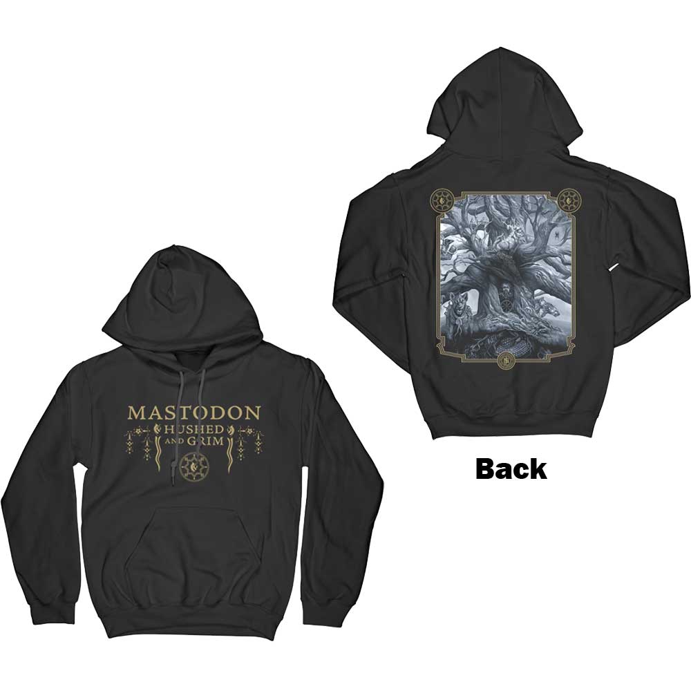 Mastodon mikina Hushed & Grim Cover Čierna S