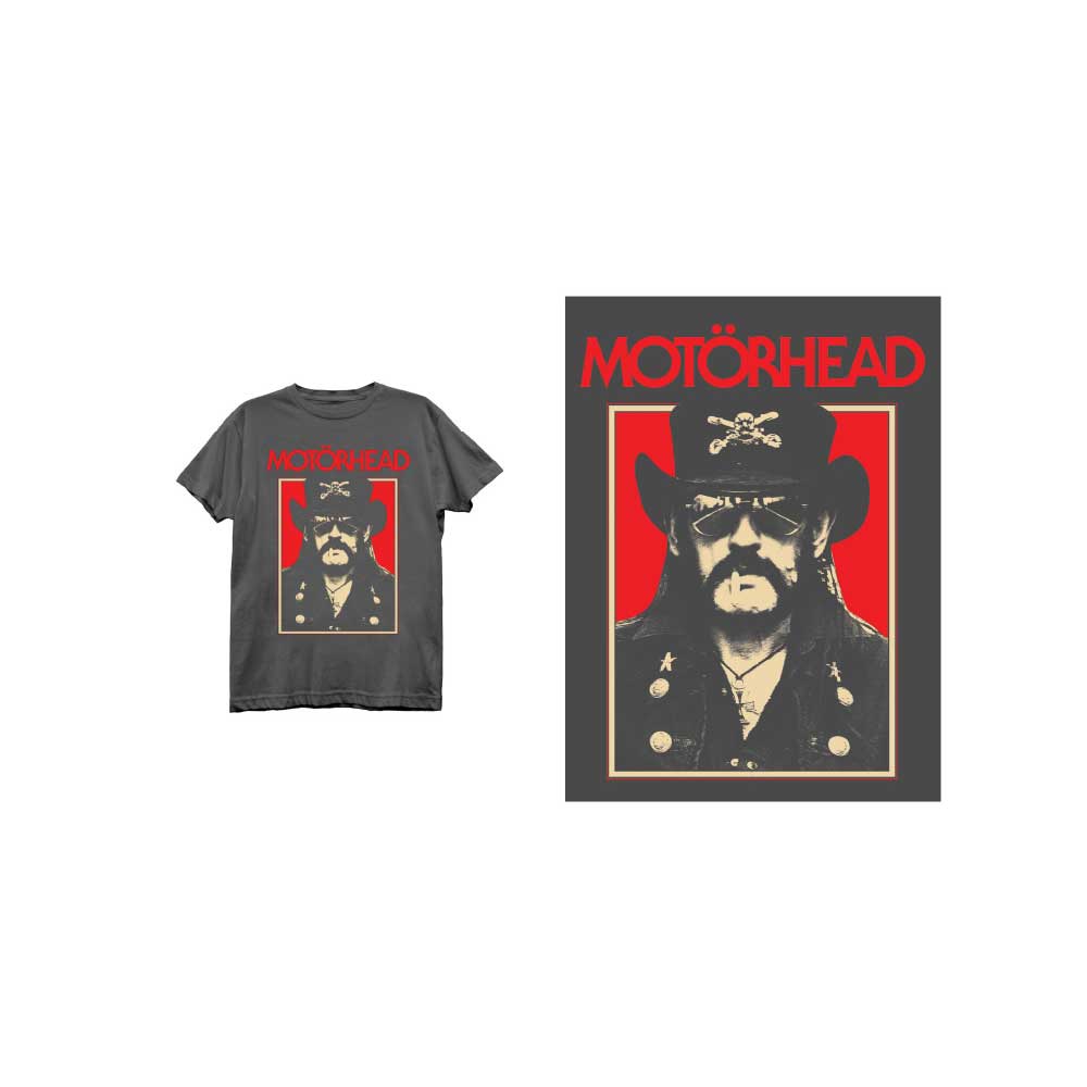 Motörhead tričko Lemmy RJ Šedá M