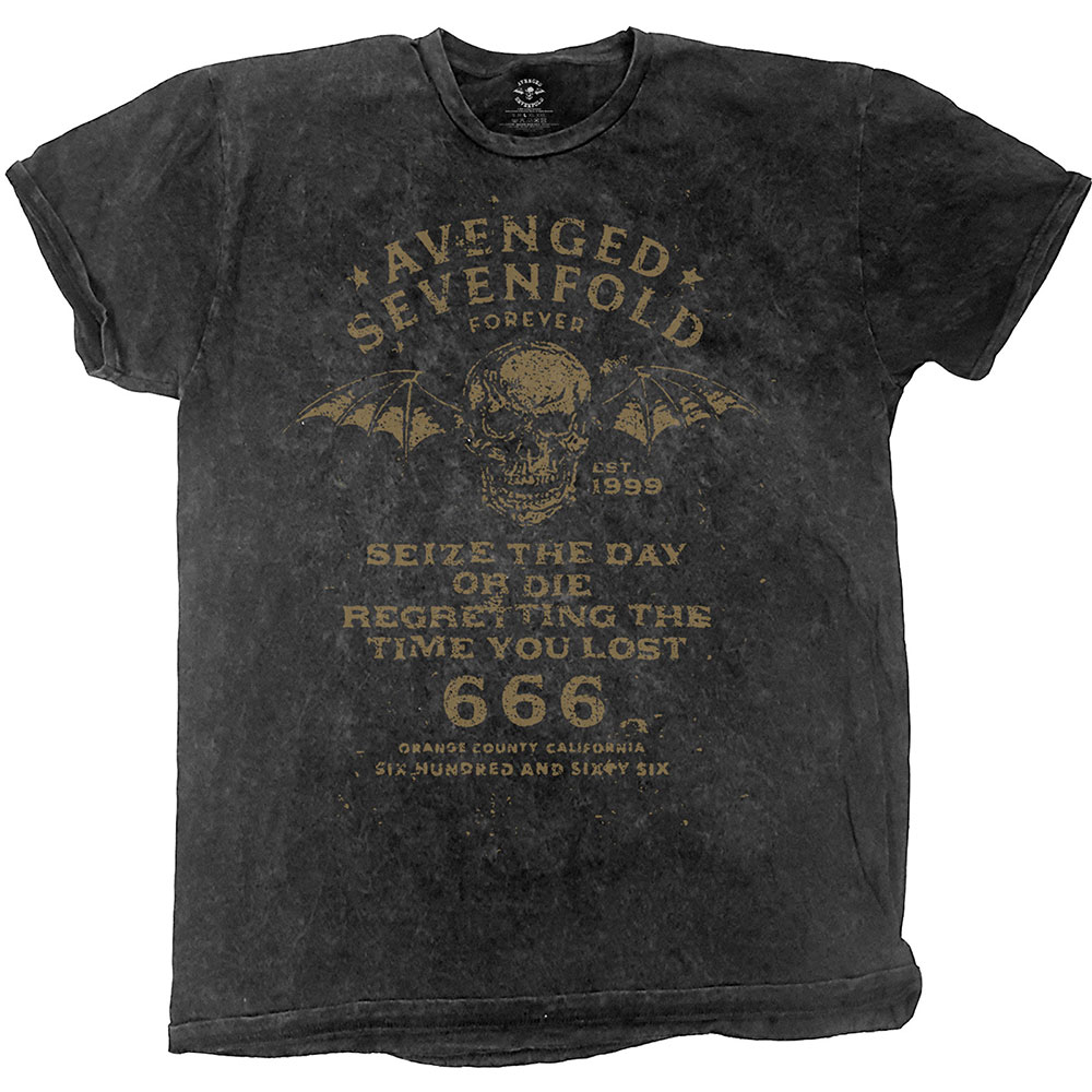 Avenged Sevenfold A7X tričko Seize The Day Čierna S