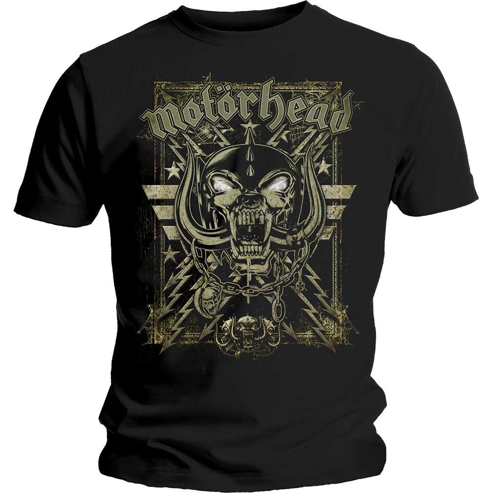Motörhead tričko Spider Webbed War Pig Čierna L