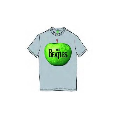 The Beatles tričko Apple Logo Šedá XXL