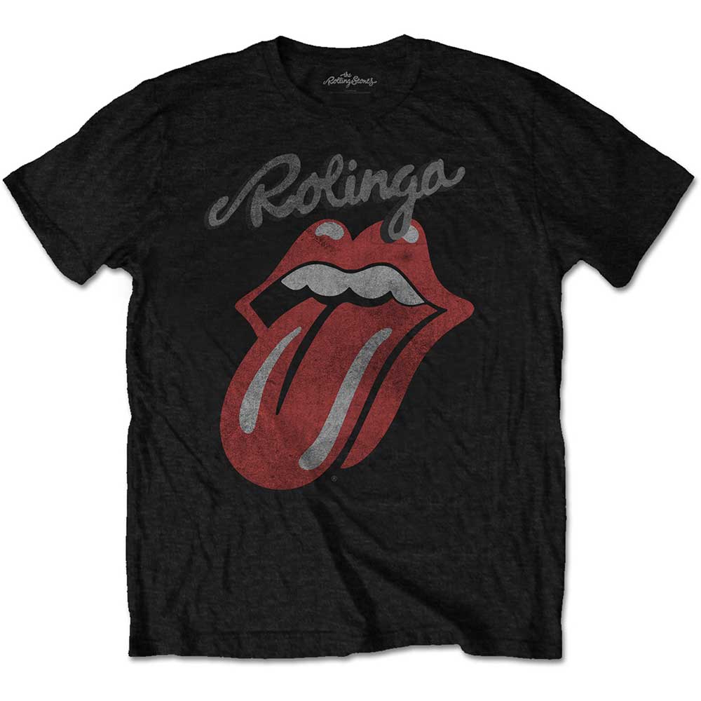 The Rolling Stones tričko Rolinga Čierna M
