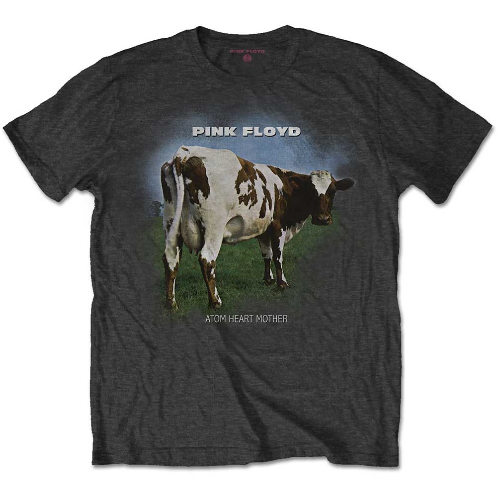 Pink Floyd tričko Atom Heart Mother Fade Šedá S