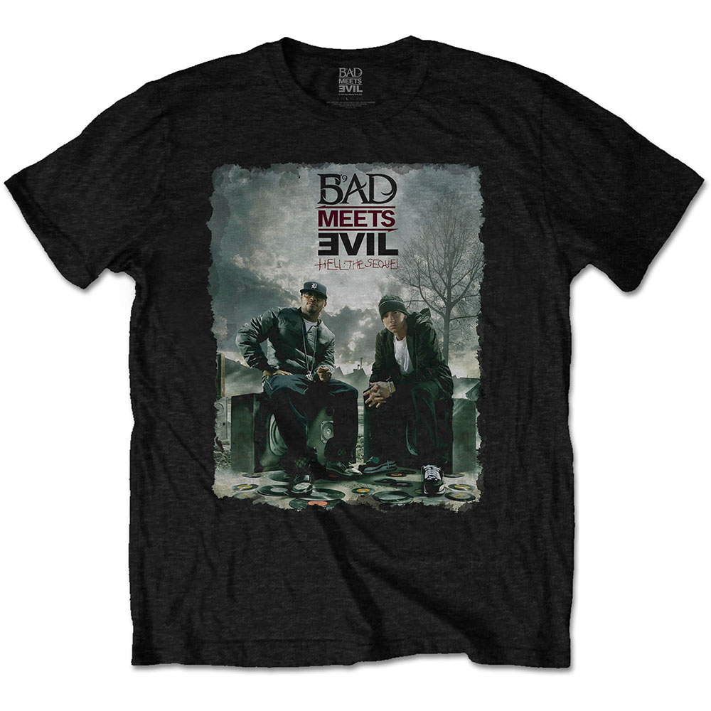 Bad Meets Evil tričko Burnt Čierna S