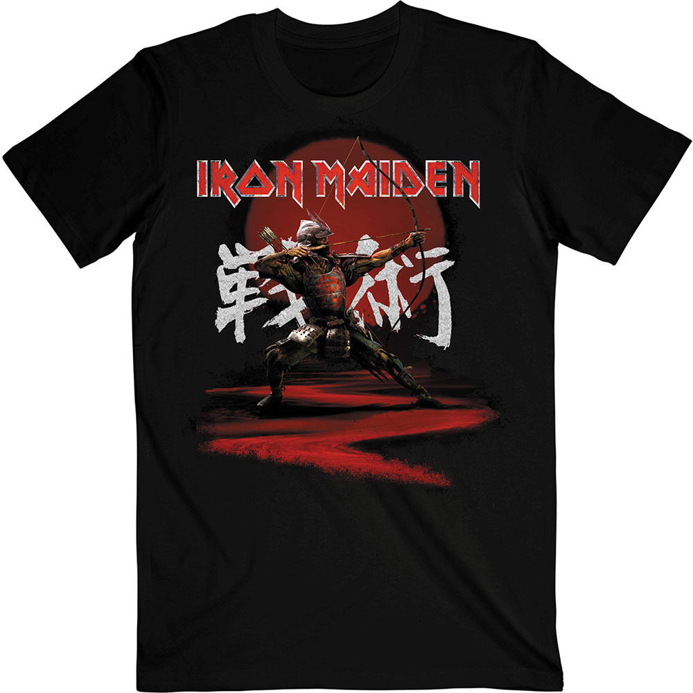 Iron Maiden tričko Senjutsu Eddie Archer Kanji Čierna L